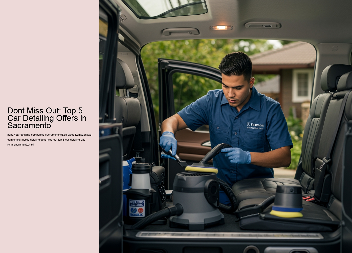 Dont Miss Out: Top 5 Car Detailing Offers in Sacramento